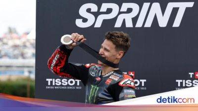 Ban Kurang Angin, Quartararo Kehilangan Podium Sprint Race MotoGP Spanyol