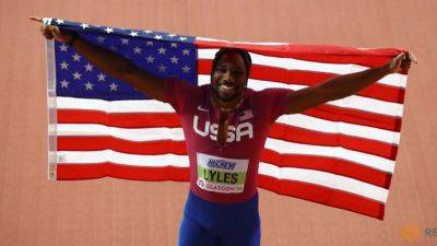 Lyles sees room for improvement after 100m Bermuda win