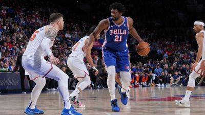 Joel Embiid - Tyrese Maxey - Embiid: 'Disappointing' Knicks fans flooded Philly's arena - ESPN - espn.com - New York - county Wells