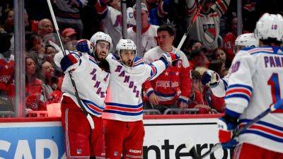 Igor Shesterkin - Alex Ovechkin - Stanley Cup - Rangers advance in NHL playoffs as Ovechkin, Caps go quietly - ESPN - espn.com - Washington - New York