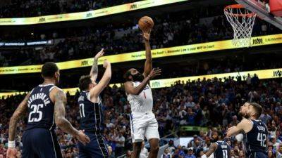 Luka Doncic - Jalen Brunson - Paul George - Clippers thwart Mavs' comeback bid, Brunson's 47 points fuel Knicks win - channelnewsasia.com - Washington - New York - Los Angeles - county Dallas