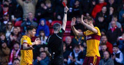 Motherwell appeal Jack Vale red card but Stuart Kettlewell gets no sympathy from Dermot Gallagher