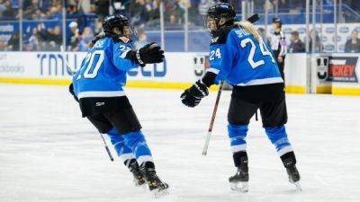 Natalie Spooner - Marie Philip Poulin - Nurse hat trick helps PWHL Toronto clinch top-two seed with 6-2 victory over New York - tsn.ca - New York - state Minnesota