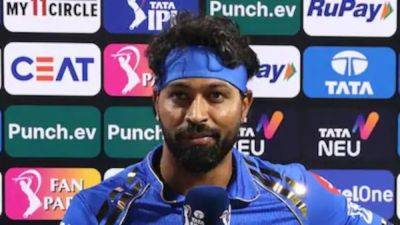 "I'm Staggered": England Great's Bombastic Take On IPL Crowd Booing Hardik Pandya