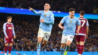 Phil Foden hat-trick sinks Aston Villa to maintain Manchester City title push