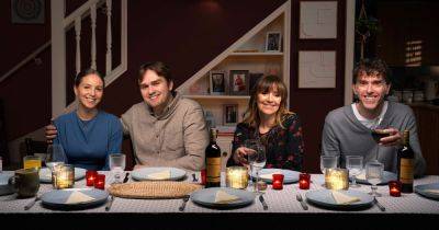 Emmerdale releases fresh details on 'never been done' dinner party episode with Tom, Belle, Rhona and Marlon