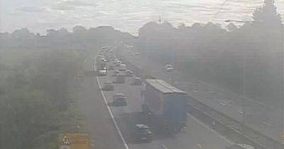 LIVE: Major M6 delays after motorway shut following 'vehicle fire' - updates