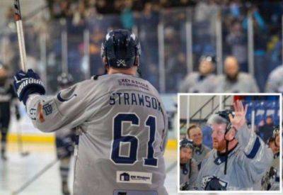 Invicta Dynamos’ Arran Strawson hangs up the skates after the play-off weekend – fans salute their legendary defenceman