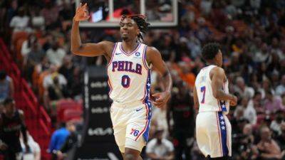 Joel Embiid - Tyrese Maxey - Tyrese Haliburton - Nick Nurse - 76ers' dramatic win vs. Heat gives them chance to avoid play-in - ESPN - espn.com - state Indiana - county Bay