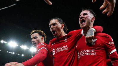 Ange Postecoglou - Jurgen Klopp - Liverpool Face Manchester United Title Test As Top Four Battle Heats Up - sports.ndtv.com - Britain - Argentina - Liverpool