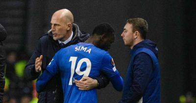 Philippe Clement reveals huge Rangers dilemma over Abdallah Sima as Ibrox boss issues Ridvan Yilmaz injury update
