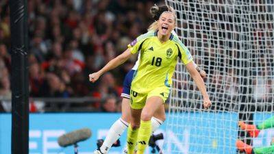 Magdalena Eriksson - Alessia Russo - Leah Williamson - Stina Blackstenius - Mary Earps - International - Lauren James - England held to a draw at home by Sweden in Euro 2025 qualifier - rte.ie - Sweden