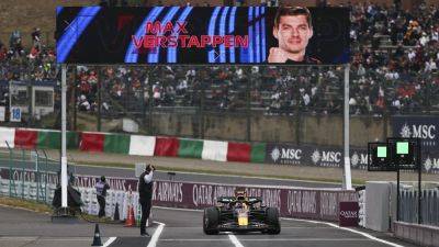 Max Verstappen continues dominance as he takes pole in Japan