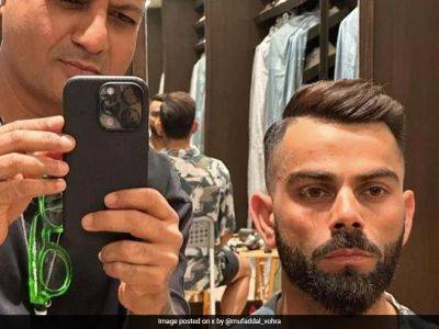 Virat Kohli - Royal Challengers Bengaluru - How Much Does Virat Kohli's Hairstyle Cost? Aalim Hakim Says, "Minimum..." - sports.ndtv.com - India