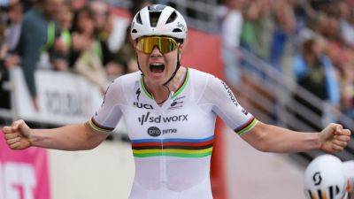 World cycling champion Kopecky sprints to women’s Paris-Roubaix title