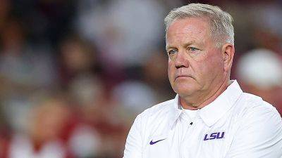 Kevin C.Cox - Brian Kelly - LSU's Brian Kelly says if school wants team on field for national anthem, 'we're going to proudly stand' - foxnews.com - state Alabama - state Louisiana - state Iowa - county Scott - county Tuscaloosa