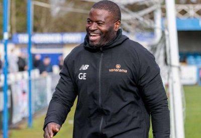 George Elokobi’s reaction as Maidstone United clinch National League South play-off place with 1-0 victory at Farnborough