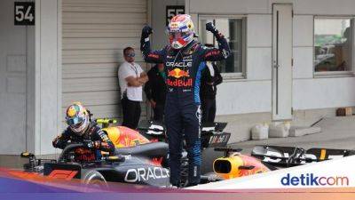 Max Verstappen - George Russell - Sergio Perez - Charles Leclerc - Carlos Sainz - Hasil F1 GP Jepang 2024: Verstappen Menang, Red Bull Double Podium - sport.detik.com