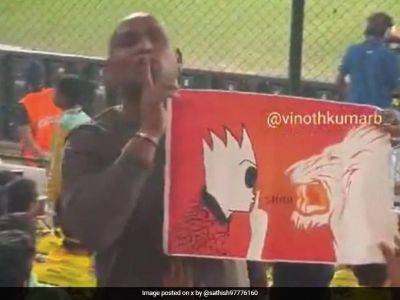 Watch: SRH Fan Mocks CSK Supporters With "Shush" Gesture During IPL 2024 Match