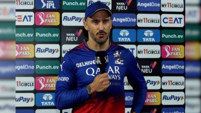 "That Took The Momentum Away": RCB Skipper Faf du Plessis Pinpoints Reason Behind Loss