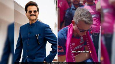 Jos Buttler - Trent Boult - Rajasthan Royals - Royal Challengers Bengaluru - Anil Kapoor Reacts As Jos Buttler Recreates Iconic Scene From Movie Nayak - sports.ndtv.com - India