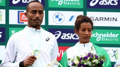 Ethiopian runners win men’s and women’s races at Paris Marathon