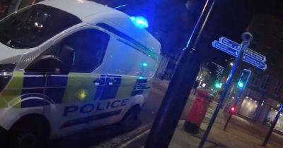 Cops stopped taxi driver after 'near miss'... then noticed what his passenger was doing in the back seat - manchestereveningnews.co.uk - county Centre