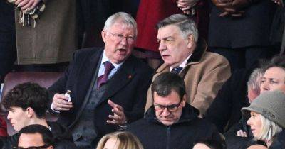 Sam Allardyce spotted with Manchester United's Sir Jim Ratcliffe and Dave Brailsford