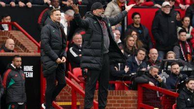 Jurgen Klopp rues Liverpool's failure to take their chances at Old Trafford