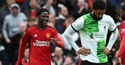 Kobbie Mainoo sends four-word message after Manchester United heroics vs Liverpool