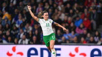 Paris St Germain - Katie Maccabe - Colin Healy - Marie Antoinette Katoto - Eileen Gleeson - Katie McCabe Republic of believes Ireland can put it up to powerhouse England - rte.ie - France - Ireland - county Green