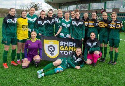 Ashford United Ladies join forces with campaign group Her Game Too to help get more females involved in football