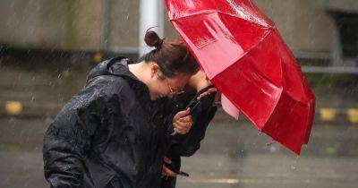 LIVE storm updates as strong winds and rain bring chaos to roads with weather warnings issued