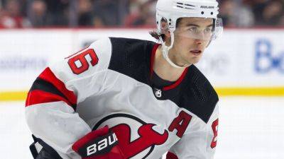 Red Wings - Jack Hughes - On eve of shoulder surgery, Devils shut down Jack Hughes - ESPN - espn.com - state New Jersey - state Colorado - county Bay