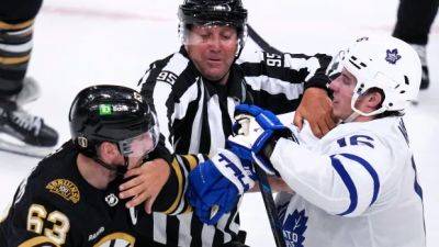 Mitch Marner - John Tavares - Maple Leafs stave off elimination in 2-1 victory over Bruins - cbc.ca