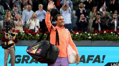 Rafael Nadal - Iga Swiatek - Alex De-Minaur - Caja Mágica - Rafael Nadal bids an emotional farewell to home fans after Madrid Open exit - rte.ie - France - Spain - Italy - Czech Republic