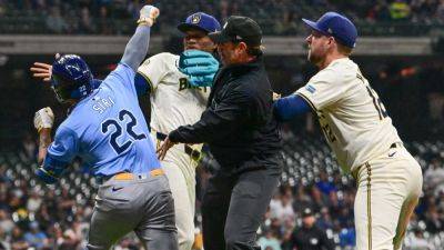 Four suspended for roles in Brewers-Rays brawl - ESPN
