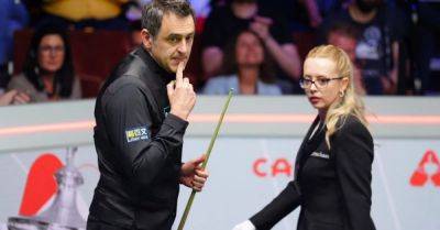 Ronnie O’Sullivan ‘wanted to prove referee was wrong’ in bizarre Crucible moment