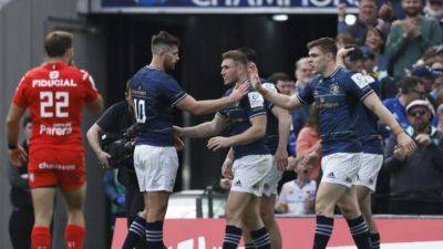 George Furbank - Garry Ringrose - Hugo Keenan - Jimmy Obrien - International - Leinster, Toulouse face English duo in Champions Cup semi-finals - channelnewsasia.com - Britain - France - South Africa - Ireland - county Northampton - county Park