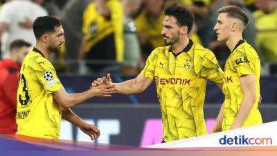 Borussia Dortmund - Jadon Sancho - Nico Schlotterbeck - Gianluigi Donnarumma - Paris Saint-Germain - Marcel Sabitzer - Gregor Kobel - Dortmund Vs PSG: Die Borussen Menangi Leg Pertama 1-0 - sport.detik.com