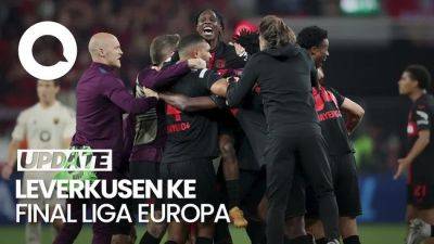 Ekspresi Murung Roma Kalah dari Leverkusen di Semifinal Liga Europa - sport.detik.com