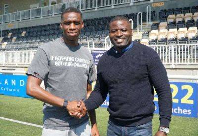 Maidstone United make their first summer signing with Temi Eweka joining from Slough Town