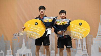 Paris Olympics - Singapore table tennis players Izaac Quek, Zeng Jian qualify for Paris 2024 Olympics - channelnewsasia.com - Thailand - Vietnam - Philippines - Singapore