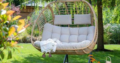 Dunelm slash £80 off 'dreamy' double hanging egg chair hailed 'best garden purchase of the year' by shoppers