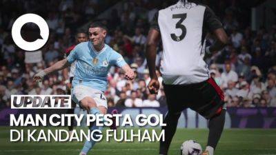 Liga Inggris: Man City Bantai Fulham 4-0