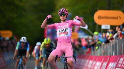 Tadej Pogacar - Geraint Thomas - Romain Bardet - Julian Alaphilippe - Leader Tadej Pogacar claims third Giro d'Italia stage win - rte.ie - Uae - Slovenia