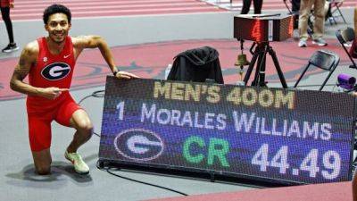 Teenager Morales Williams sets Canadian 400m record at NCAA track championships