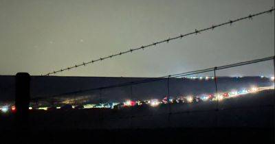 Chaos at beauty spots as thousands flock to glimpse Northern Lights - but see only car headlights