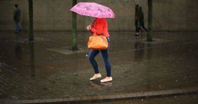 LIVE: Thunder and heavy rain hits Greater Manchester as sunny spell comes to abrupt end