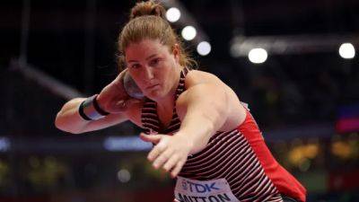 Sarah Mitton sets new Canadian shot put record with world-leading throw - cbc.ca